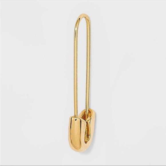 SUGARFIX by BaubleBar Gold Safety Pin
Threader Earrings - Gold - Picture 4 of 6